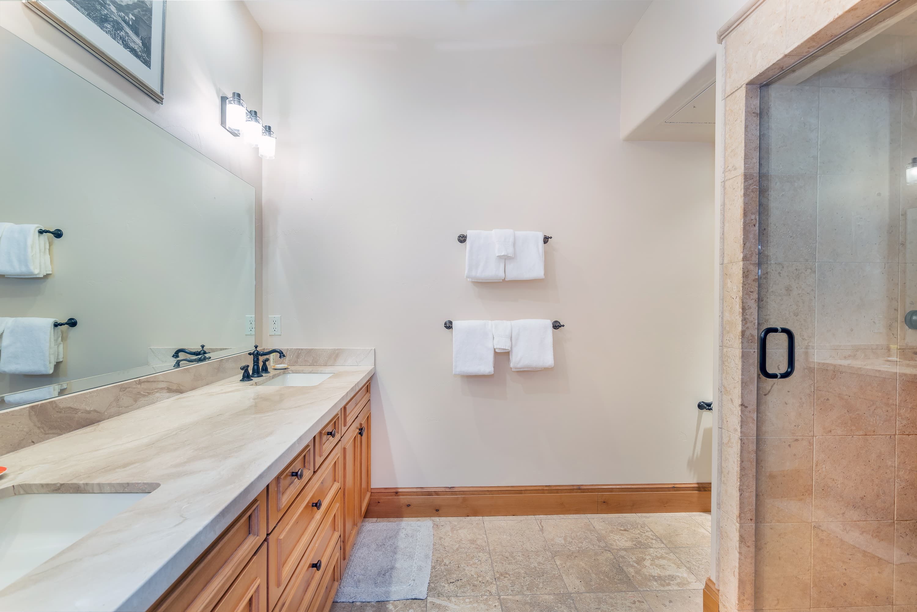 Primary ensuite bathroom with walk-in shower