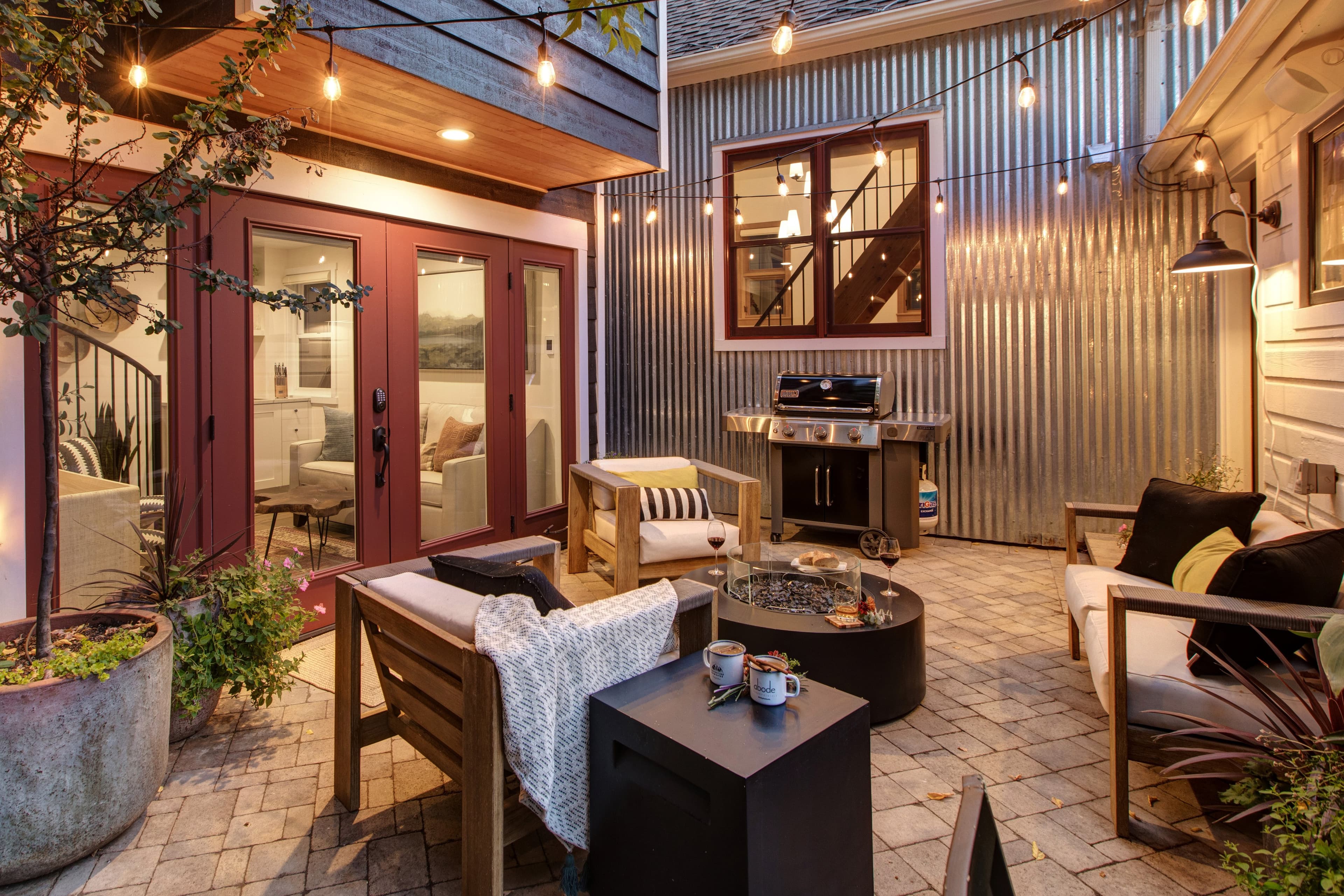 Outdoor patio.