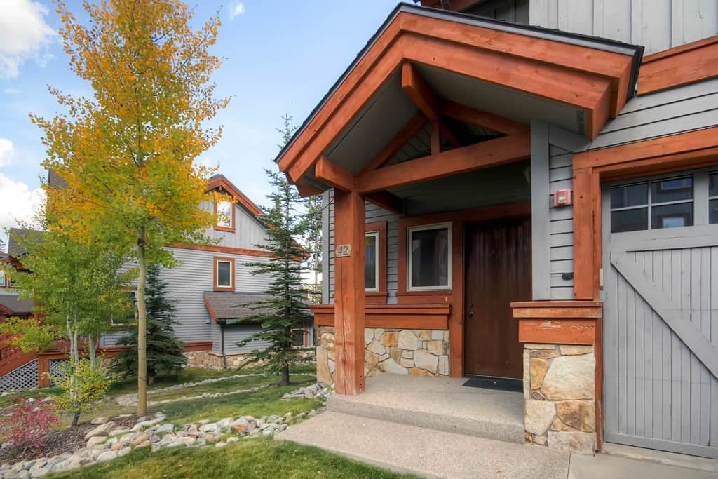 Exterior entryway view - Amber Sky Breckenridge Vacation Rental