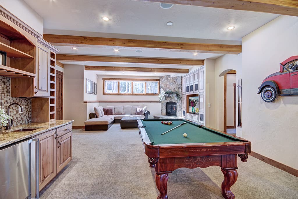 Pool Table - Mountain Majesty Manor - Breckenridge Vacation Rental