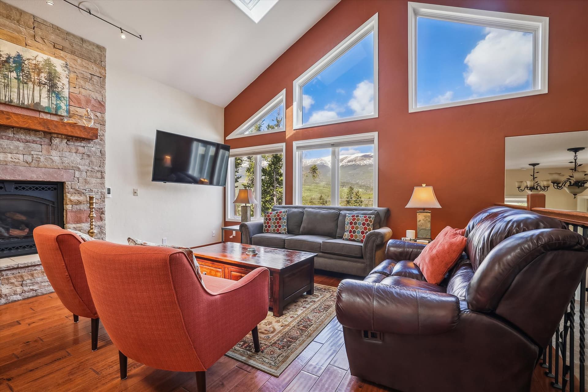 Living Area - Silver Shekel Retreat - Breckenridge Vacation Rental
