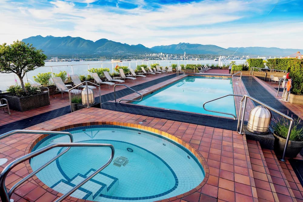 Rooftop pool