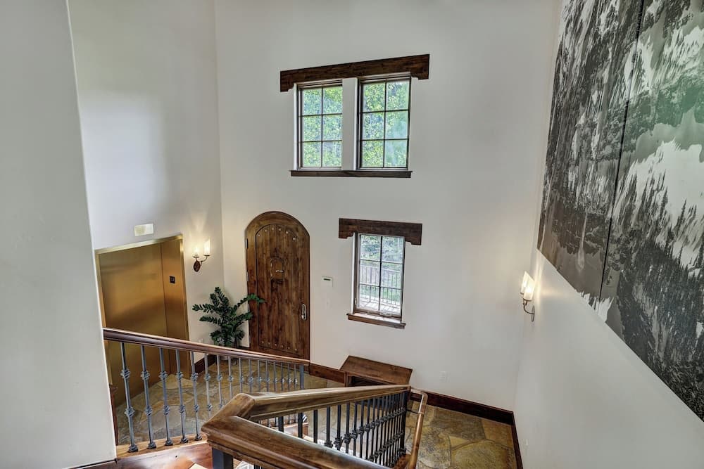 Interior entrance