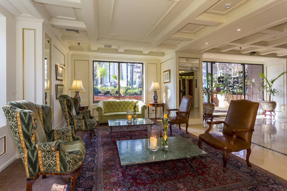 Lobby sitting area