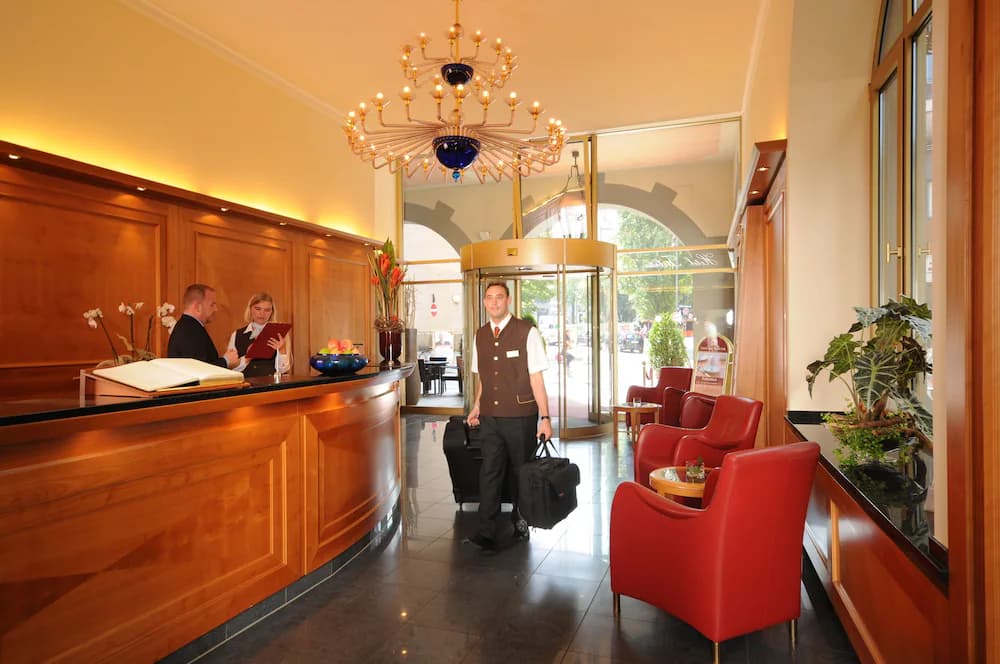Interior entrance