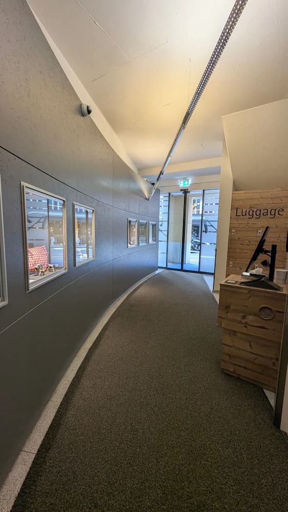 Interior entrance