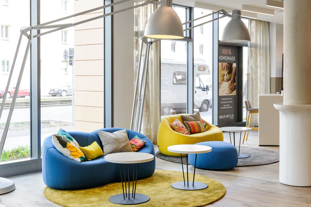 Lobby sitting area