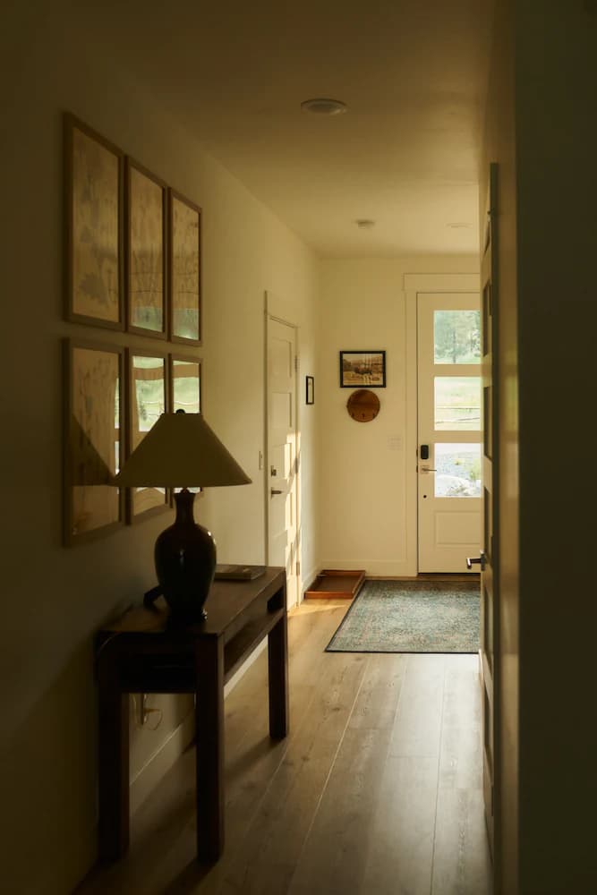 Interior entrance