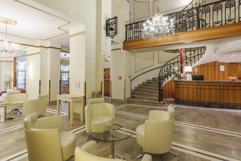 Lobby sitting area