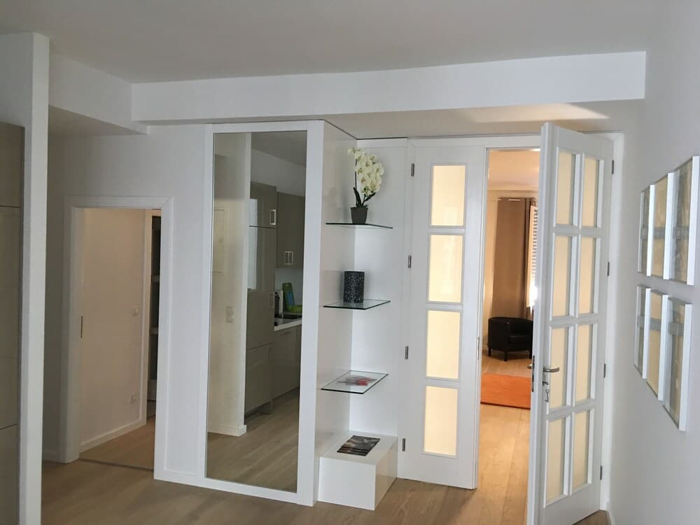 Interior entrance