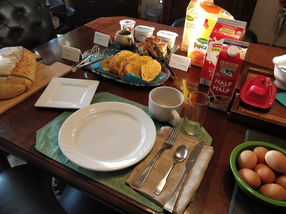 Breakfast area