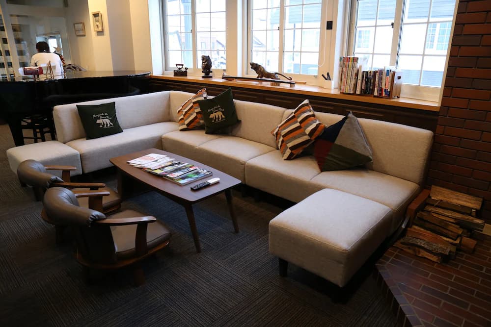 Lobby sitting area