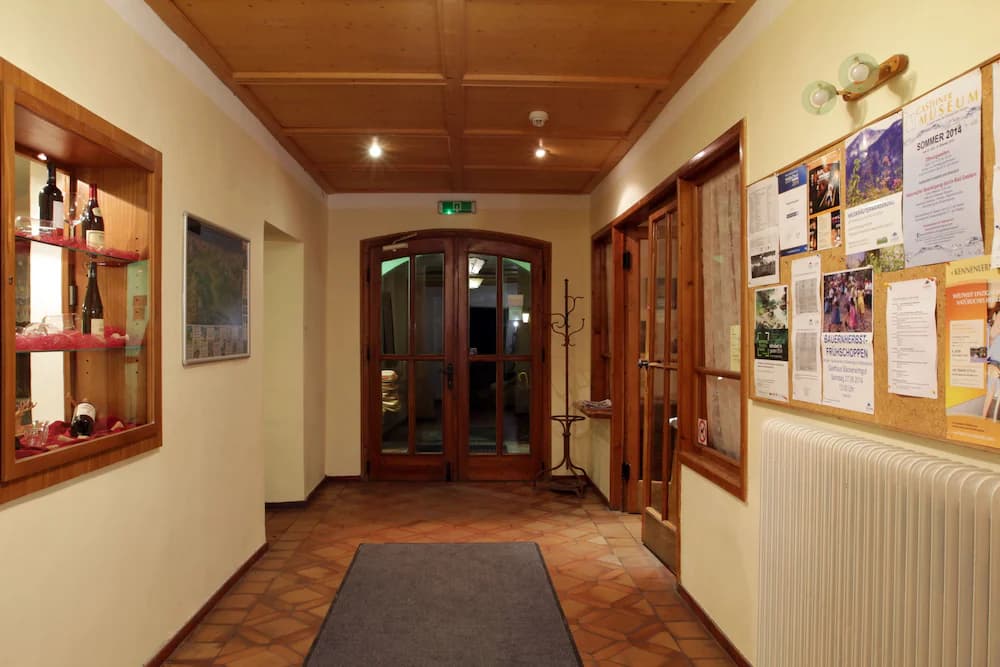 Interior entrance