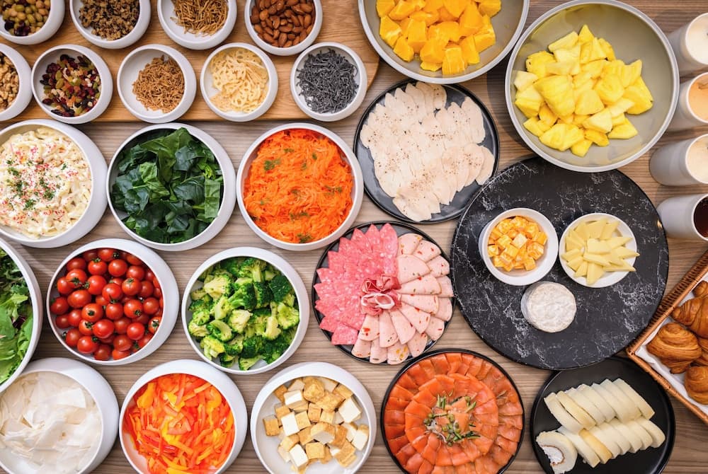 Breakfast buffet